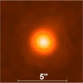 Infrarot-Nebel um R Leo