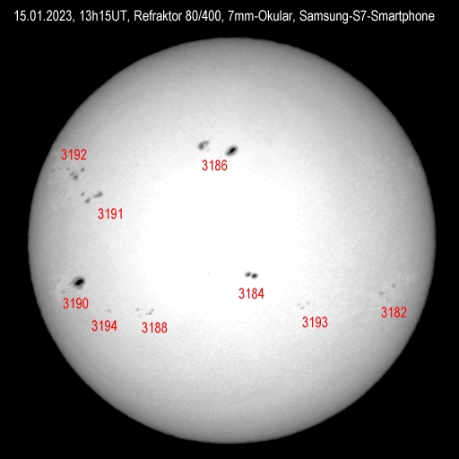 Sonne 15.01.2023