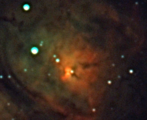 Messier 9, Hourglass-Nebula