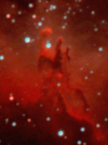 Messier 16, pillars