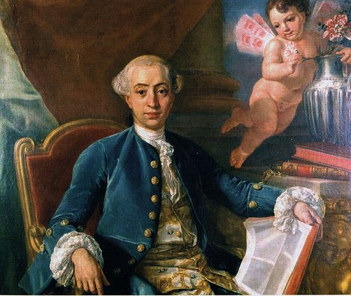 Casanova, gemalt von Anton Raphael Mengs