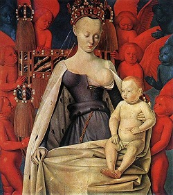 fouquet - madonna mit engeln